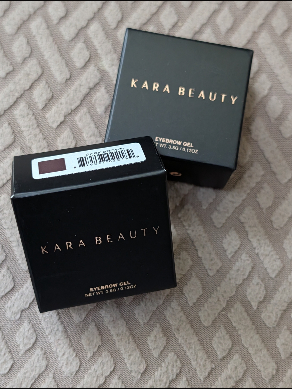 Kara Beauty Dark Brown Eyebrow Gel Bundle of 2 NIB